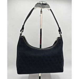 Dooney & Bourke Satchel Signature Pattern Black H3 196805 9" x 3" x 7" NWOT